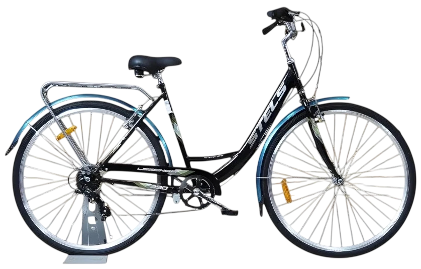 картинка Велосипед Stels Legenda 390 V 28'' (черный) | велосалон Драйв г. Липецк