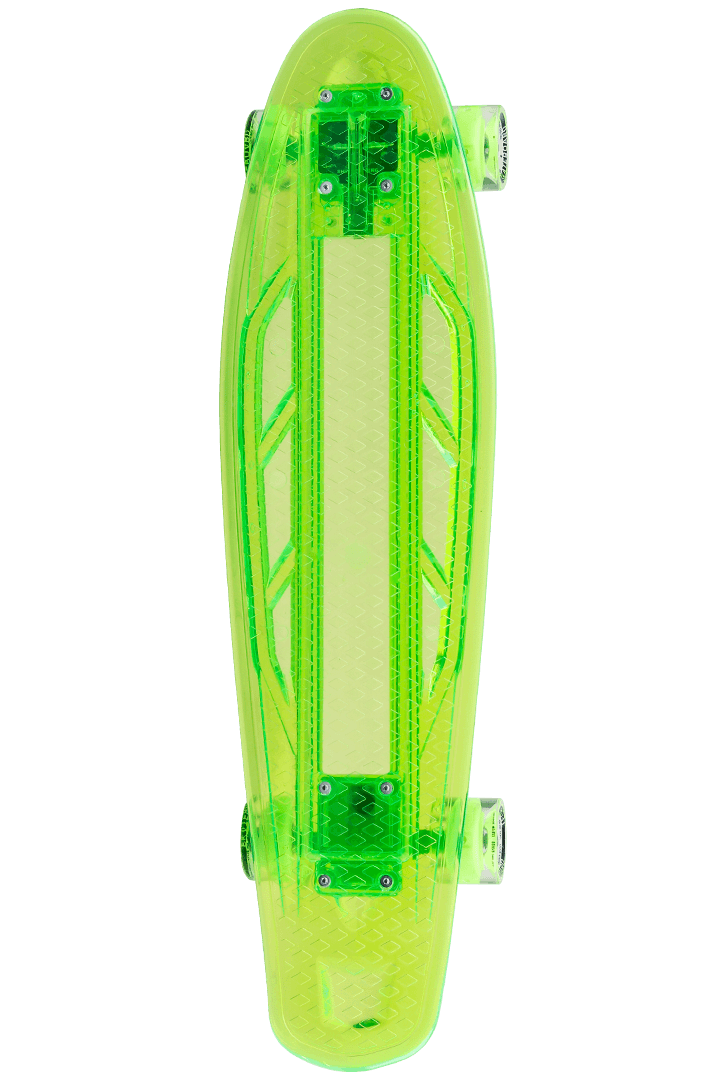 картинка Скейтборд Tech Team Transparent light 27" (зеленый) | велосалон Драйв г. Липецк